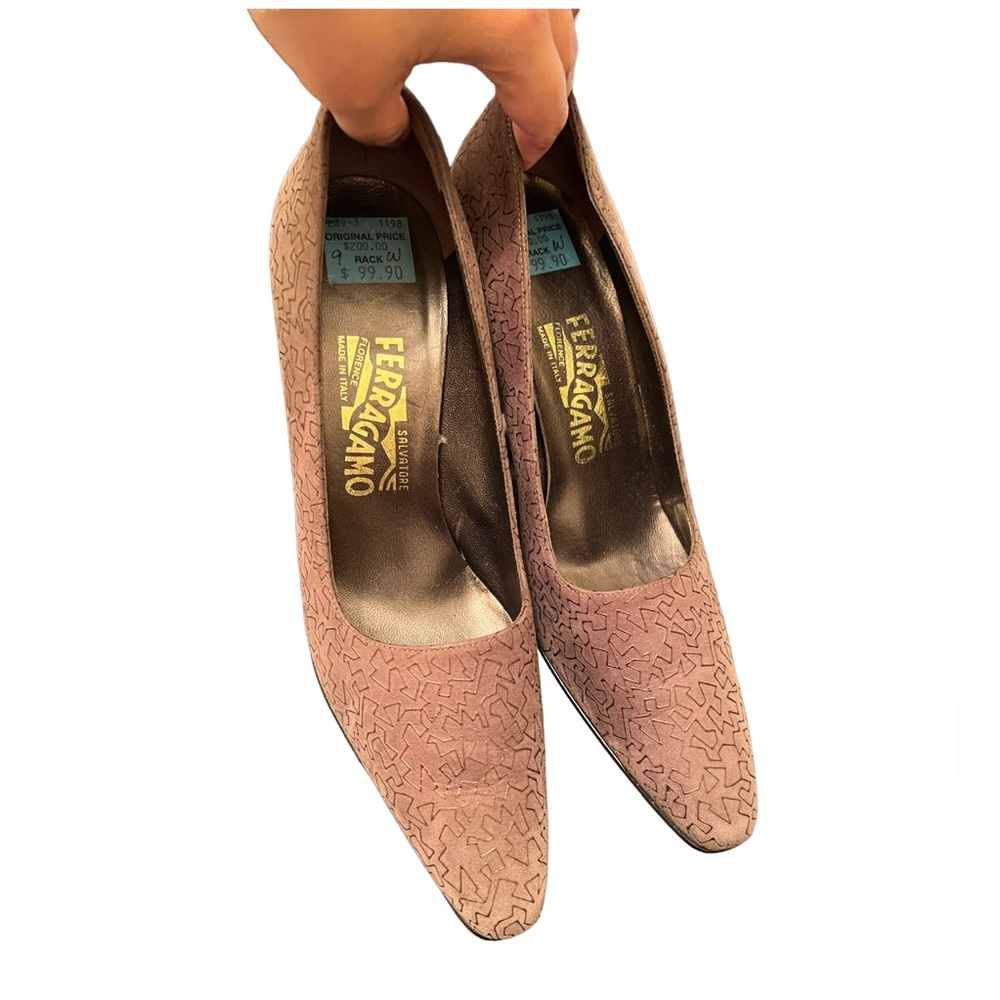 Salvatore Ferragamo Brown Pump Heels